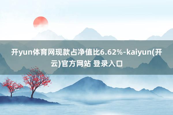 开yun体育网现款占净值比6.62%-kaiyun(开云)官方网站 登录入口